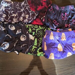Women's  Themed Pajama Shorts  Lot Of 6 Size L/xl